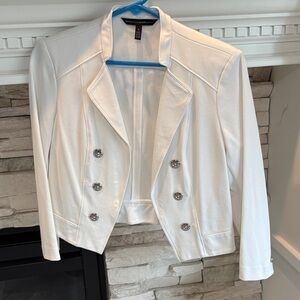 White House Black Market Cropped Jacket